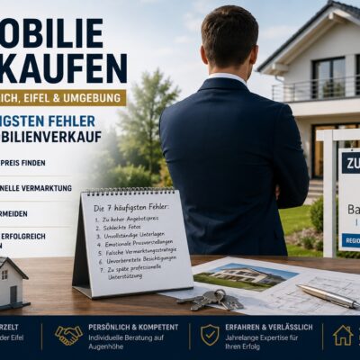 Immobilienverkauf in Trier, Wittlich und der Eifel – die häufigsten Fehler beim Hausverkauf vermeiden