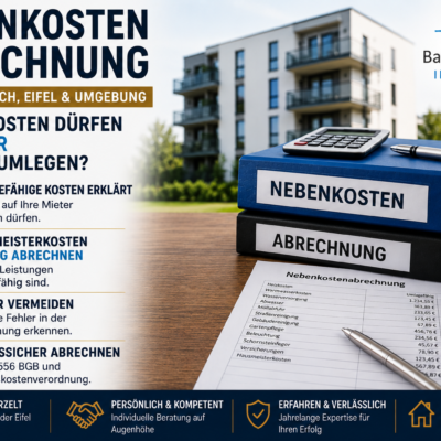 Nebenkostenabrechnung in Trier, Wittlich und der Eifel – umlagefähige Betriebskosten für Vermieter erklärt